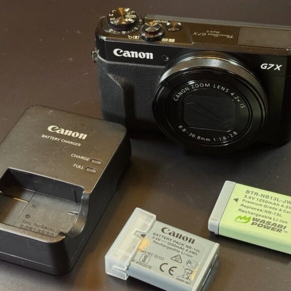 Canon PowerShot G7X Mark II, 20.1MP Digital Camera , Black, Excellent Conditio - Picture 5 of 8